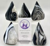 Black Dyed Teardrop Agate