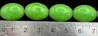 Dyed Green Magnesite Bead Strands