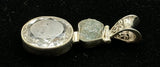 Aquamarine Sterling Silver Pendant