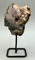 Pink Amethyst Slab On Stand
