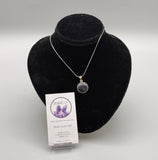 Canadian Sapphire Pendent in .925 Sterling Silver