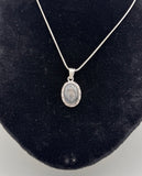 Canadian Sapphire Pendent in .925 Sterling Silver