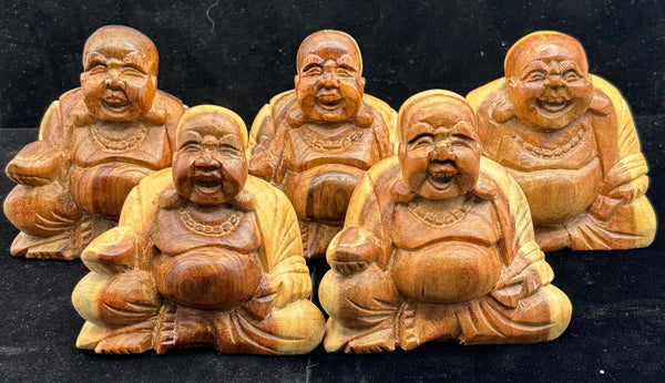 Buddha Teak Wood Carvings
