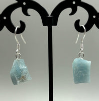 Aquamarine Sterling Silver Earrings