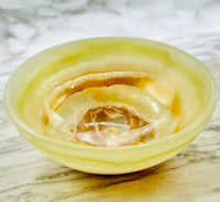 Green Onyx Bowl Carving
