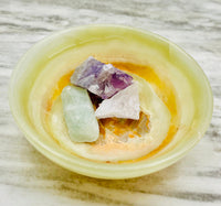 Green Onyx Bowl Carving