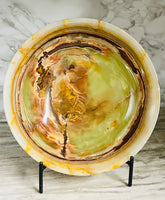 Green Onyx Bowl Carving