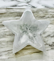 Selenite Star Bowl Carving