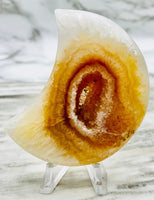Agate Moon Carving