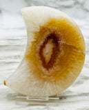 Agate Moon Carving