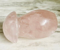Rose Quartz Mushroom Carving