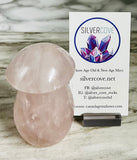 Rose Quartz Mushroom Carving