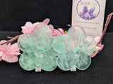 Flourite Flower Carving
