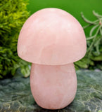 Rose Quartz Mushroom Carving