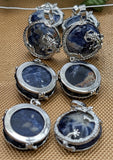 Sodalite Dragon Pendants