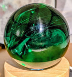 Slag Glass Sphere