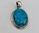 Sleeping Beauty Turquoise Pendant