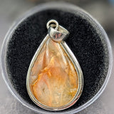 Petrified Wood Pendant in Sterling Silver