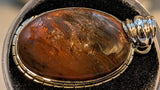 Agate Pendant Set In Sterling Silver