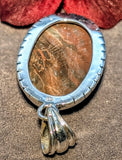 Agate Pendant Set In Sterling Silver