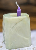 Green Calcite Candleholder