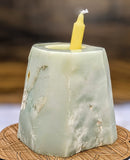Green Calcite Candleholder