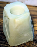 Green Calcite Candleholder