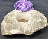 Aragonite Candleholders