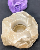 Aragonite Candleholders