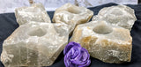 Aragonite Candleholders