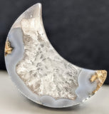 Agate Moon Carving