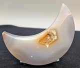 Agate Moon Carving