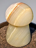 Green Onyx Mushroom Carving
