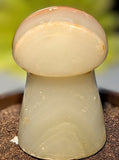 Green Onyx Mushroom Carving