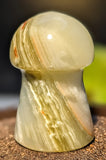 Green Onyx Mushroom Carving
