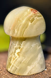 Green Onyx Mushroom Carving