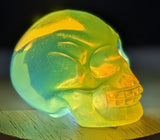 Opalite Skull Carving