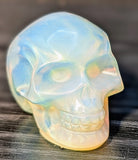Opalite Skull Carving