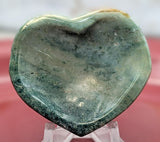 Moss Agate Heart Dish