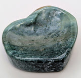 Moss Agate Heart Dish