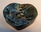 Moss Agate Heart Dish
