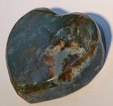 Moss Agate Heart Dish