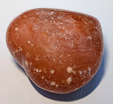 Orange Calcite Heart