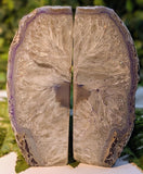 Druzy Agate Bookend Pair