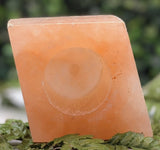 Orange Selenite Candleholder