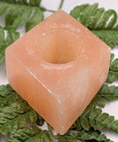 Orange Selenite Candleholder