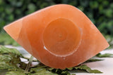 Orange Selenite Candleholder