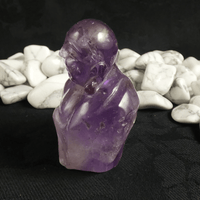 Ametrine Buddha Carving