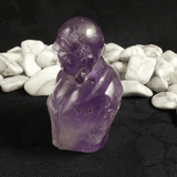 Ametrine Buddha Carving