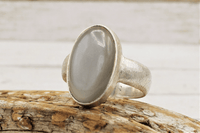 Indian Moonstone Ring (size 8.5)